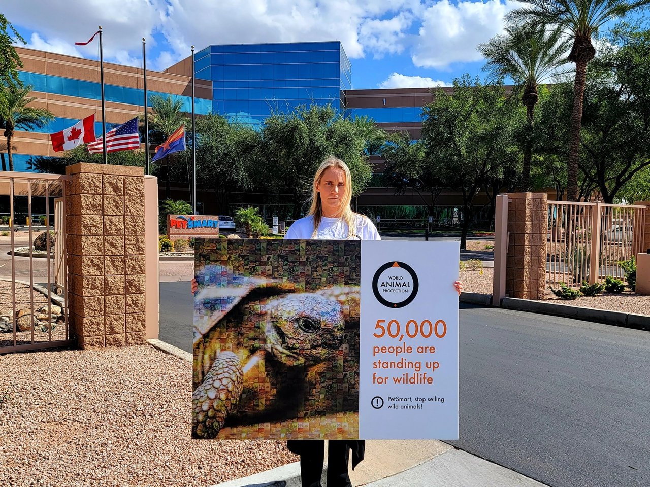 Animal advocate Aggie Shapiro is one of the more than 50,000 North Americans calling on PetSmart to stop selling wild animals   