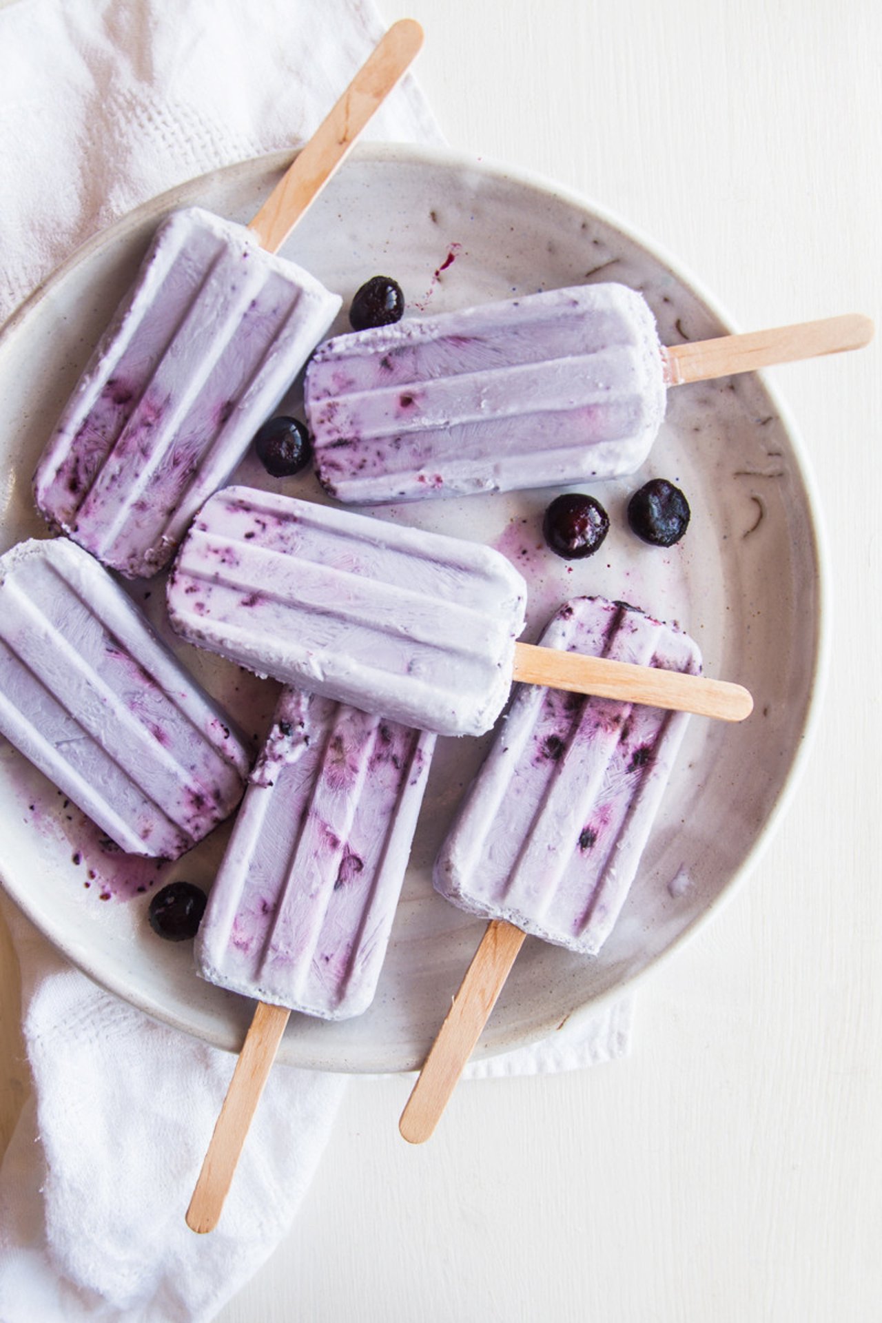 Blueberry popsicle