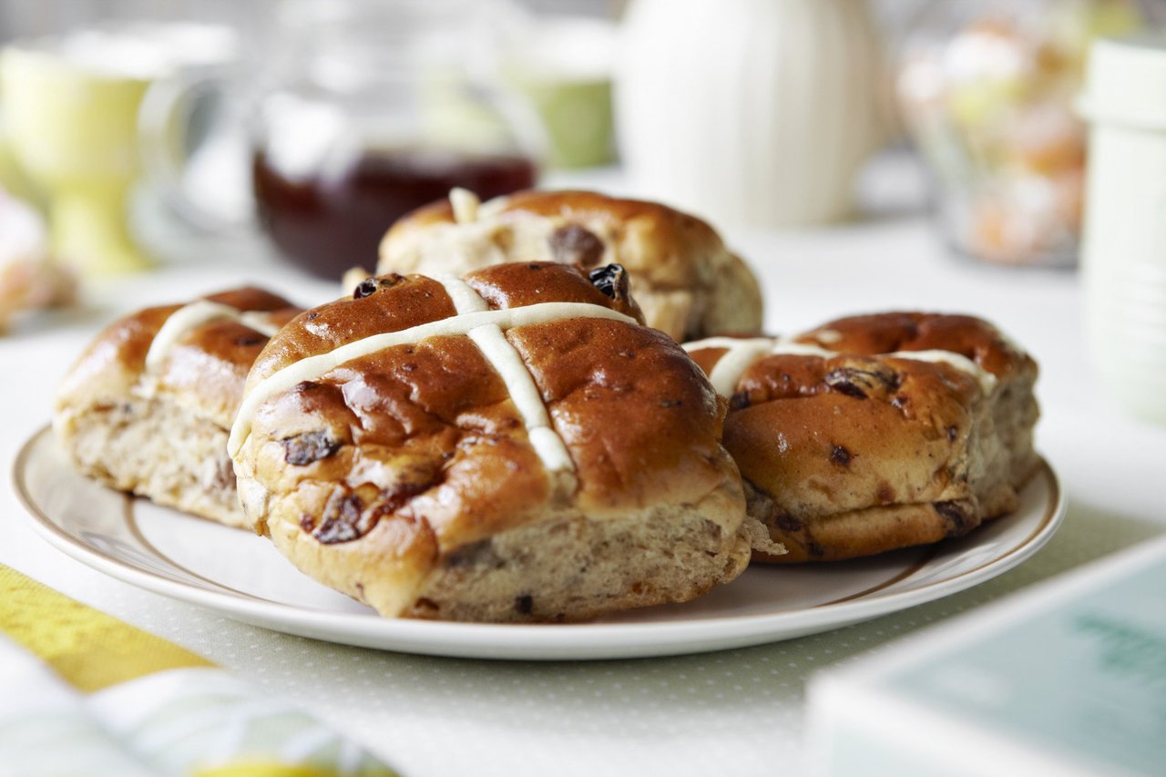 Easter pie on a plate