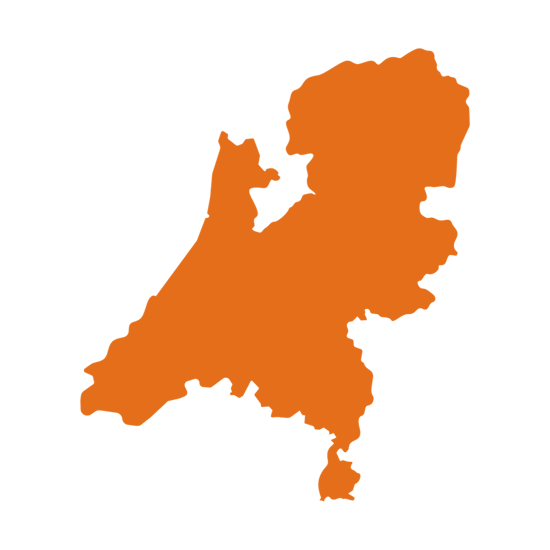 Netherlands map.