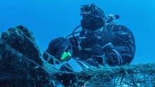 A diver in Malta