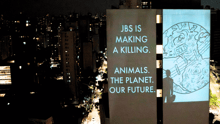 Building projections in Brazil for the JBS campaign.
