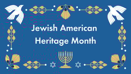 Jewish American Heritage Month banner