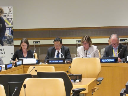 Global Ghost Gear Initiative event at the United Nations