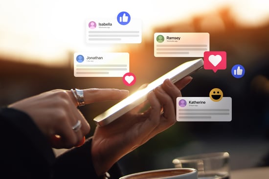 Fundraising on social media.