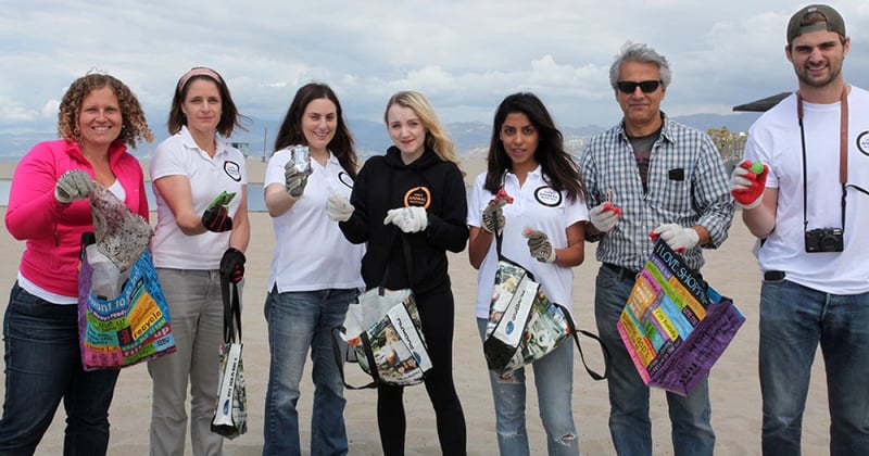 Sea Change campaign Venice Beach cleanup