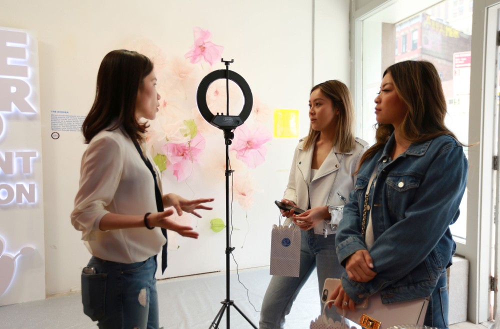 A pop-up to remember: educating one influencer at a time