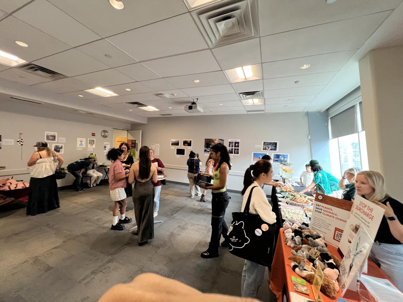 Immersive art event at New York University for NYC Climate Week 2025.
