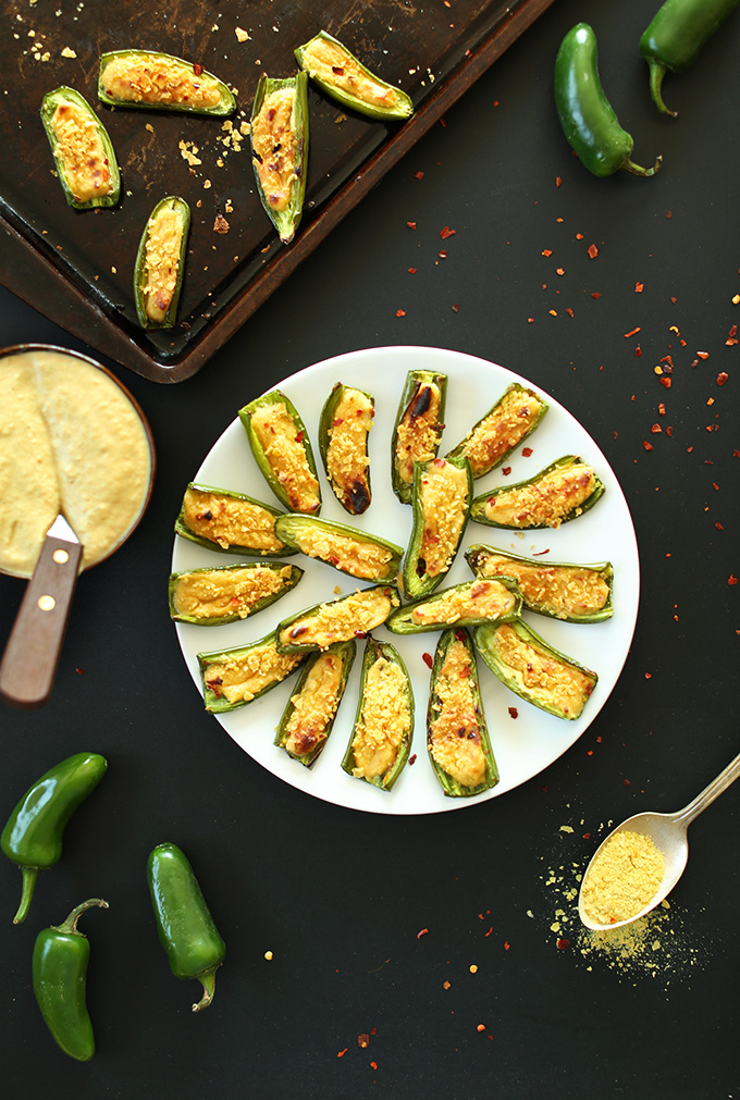 Vegan jalapeno poppers