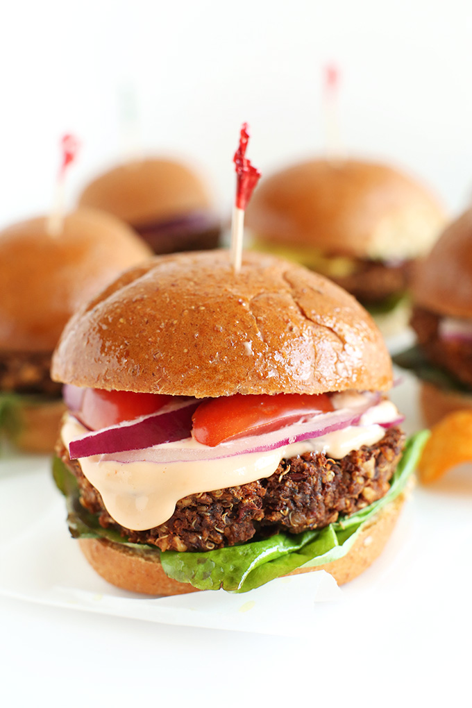 Veggie sliders