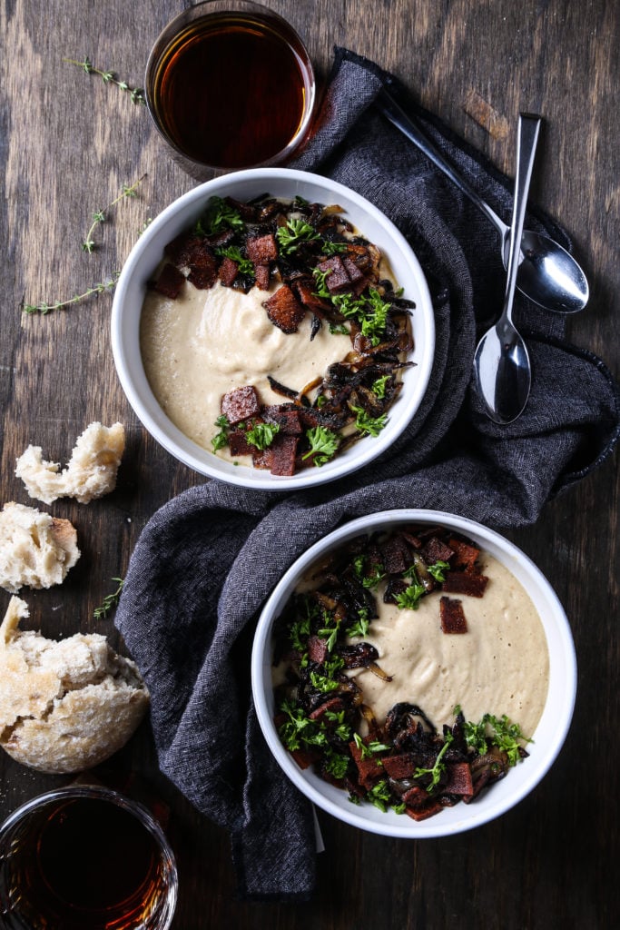 Roasted parsnip soup.