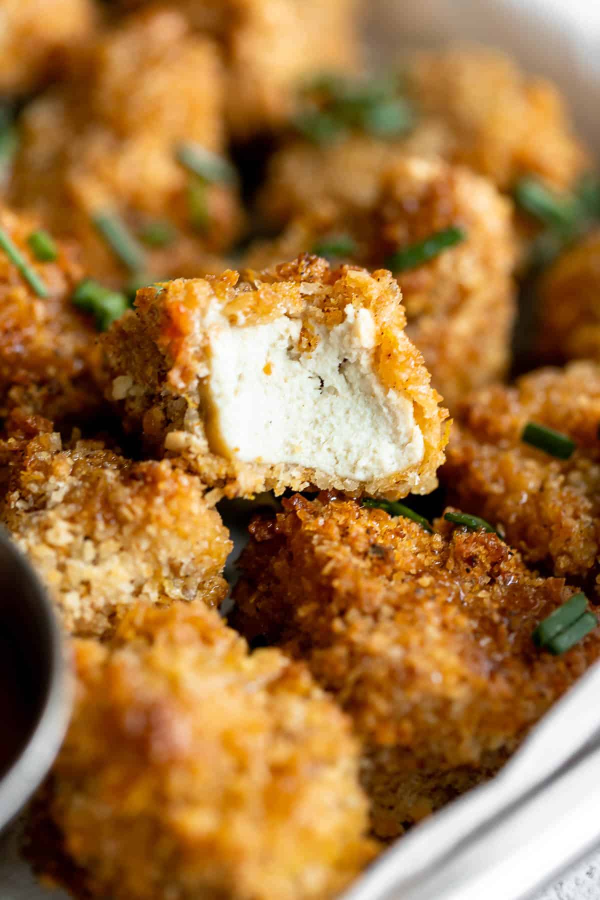 Vegan tofu nuggets