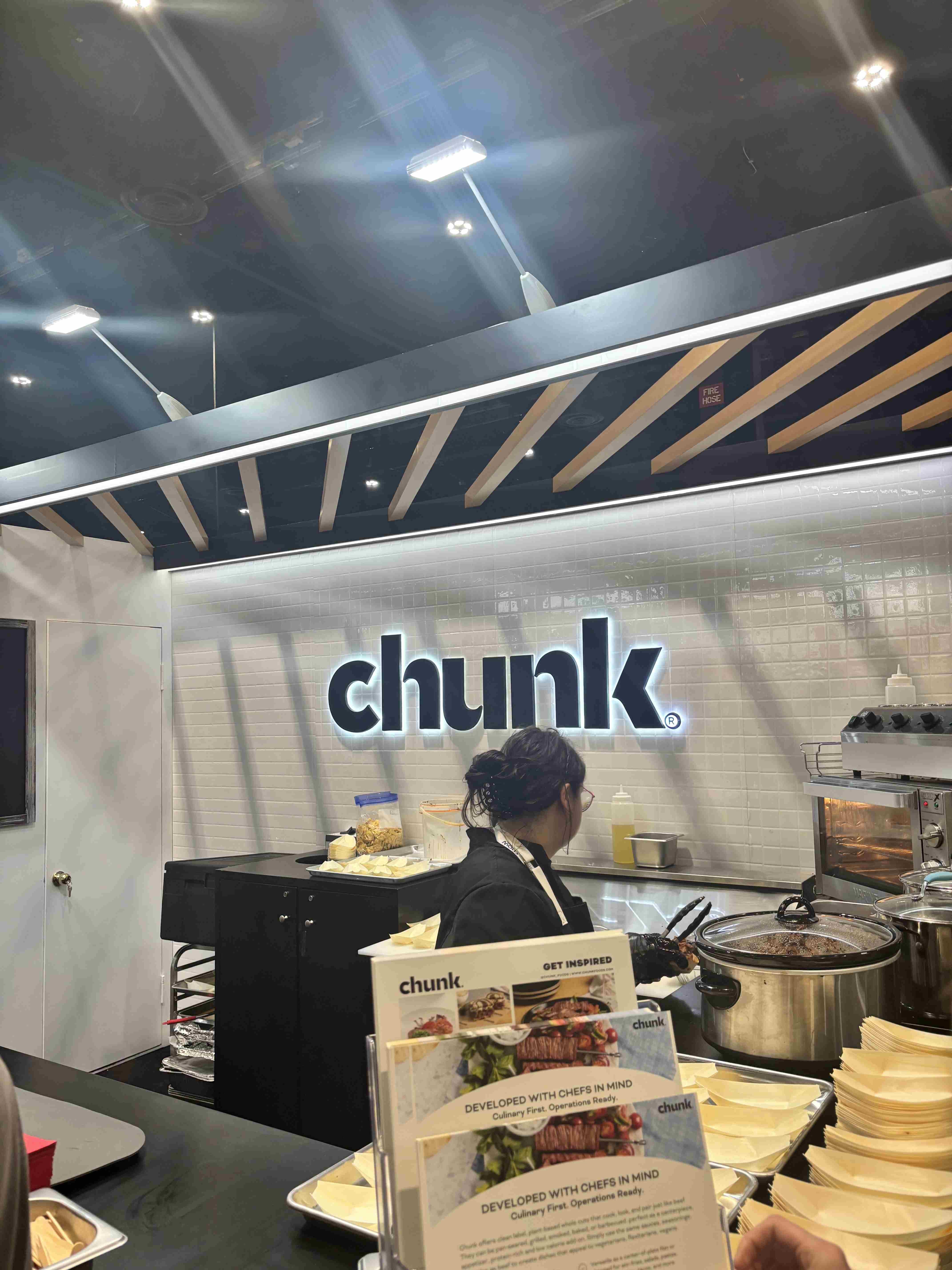 Chunk&rsquo;s stand at The National Restaurant Show 2026.