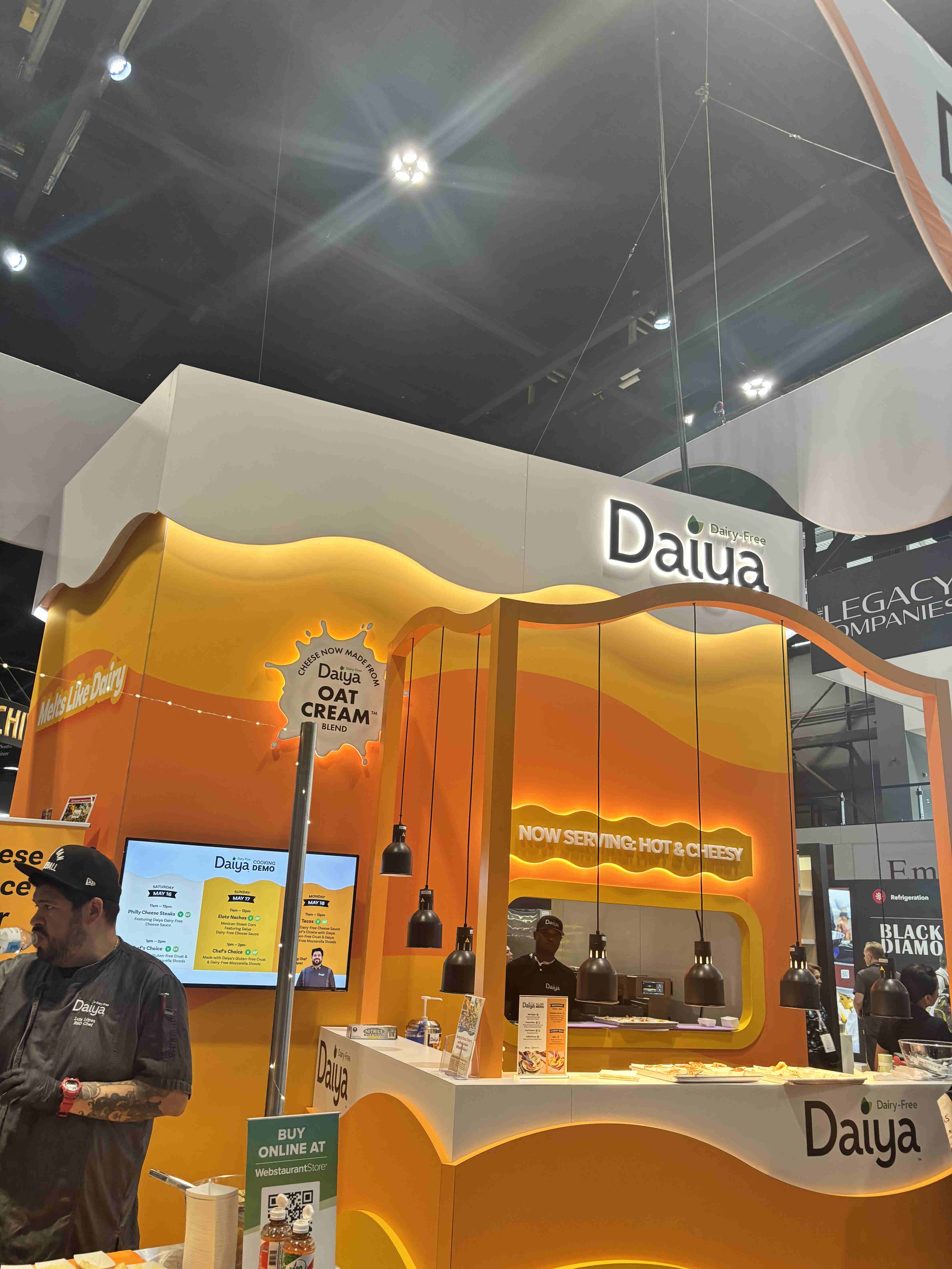 Daiya&rsquo;s stand at The National Restaurant Show 2026.