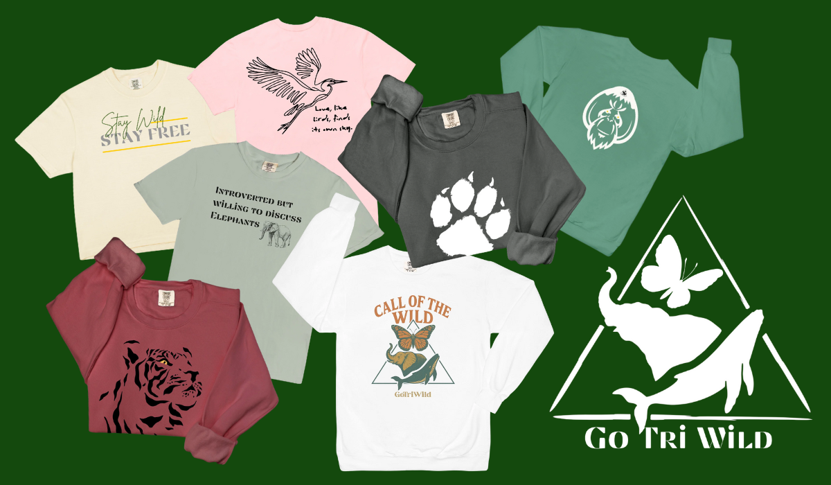 Go Tri Wild merchandise.